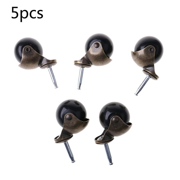 no logo Casters 5PCS 2 inch Swivel Furniture Caster Wheel Antique Ball Caster with Long Stem Total 330lbs Capacity for Furniture Replacement no logo Casters 5PCS 2 inch Swivel Furniture Caster Wheel Antique Ball Caster with Long Stem Total 330lbs Capacity for Furniture Replacement